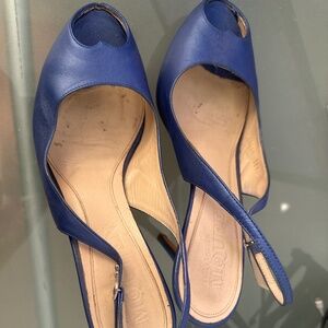 Beautiful blue Alexander Mcqueens